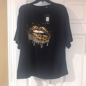Fashion Nova Graphic Tunic size 3XL
